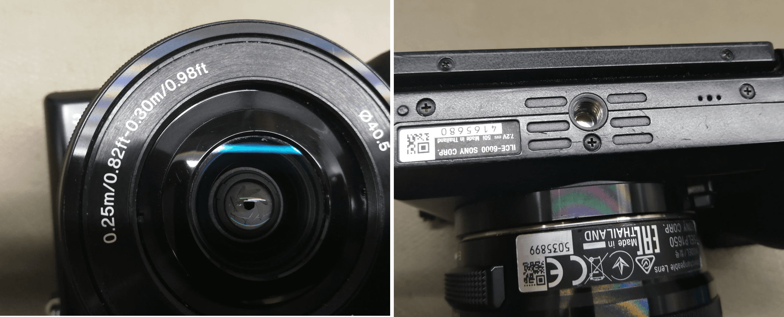 minor damage Cameras