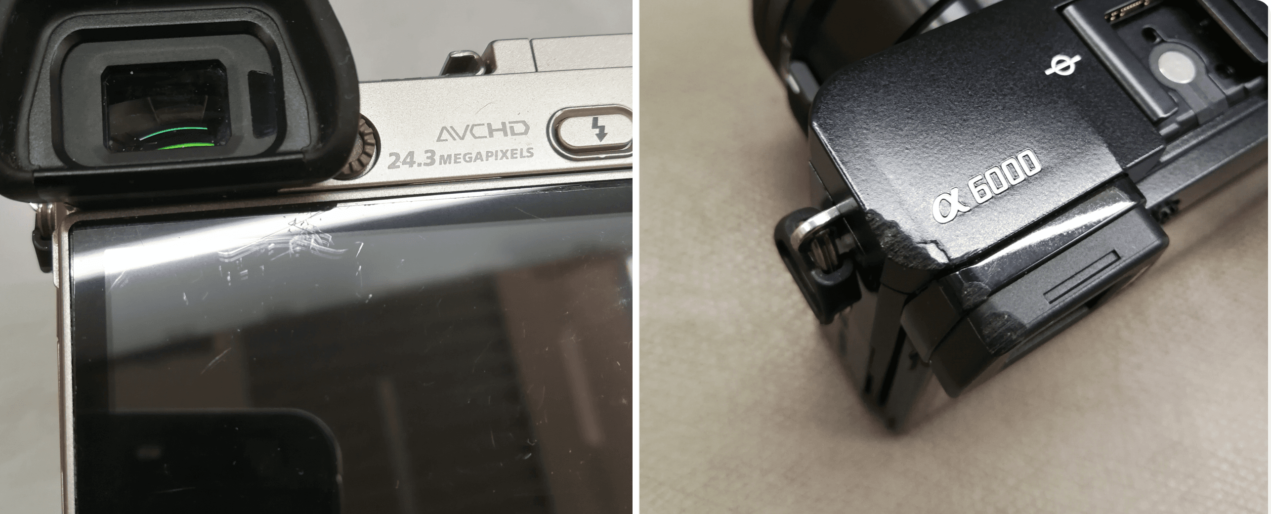 major damage Cameras