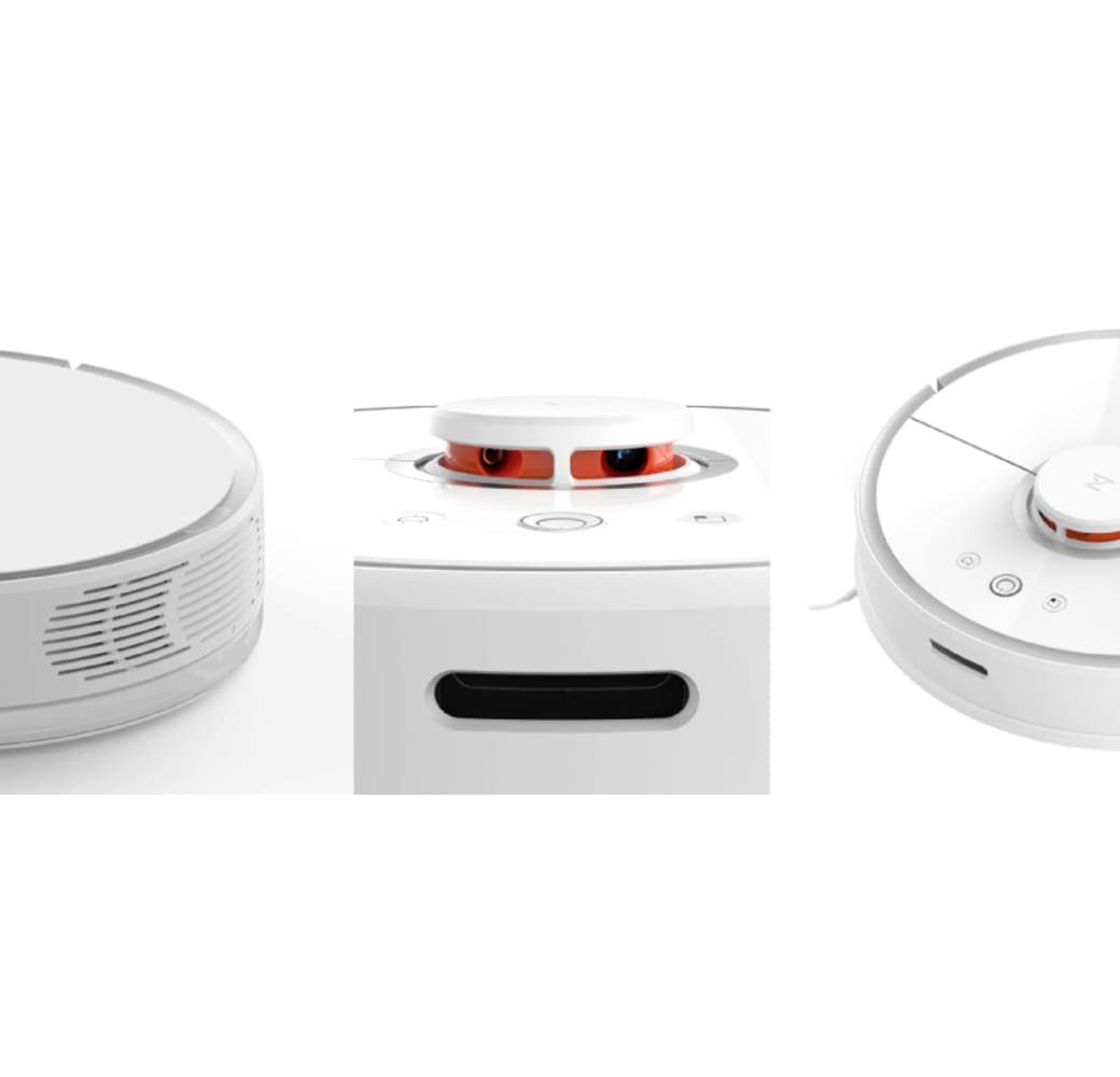 Weiß Roborock S50 Saugroboter mit Wischfunktion.3