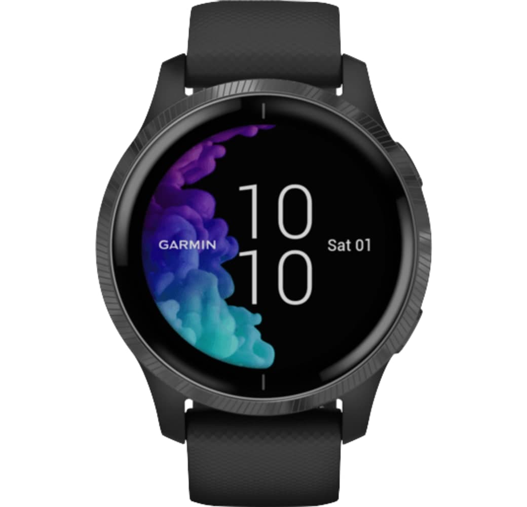 Schwarz Garmin Venu Smartwatch.1