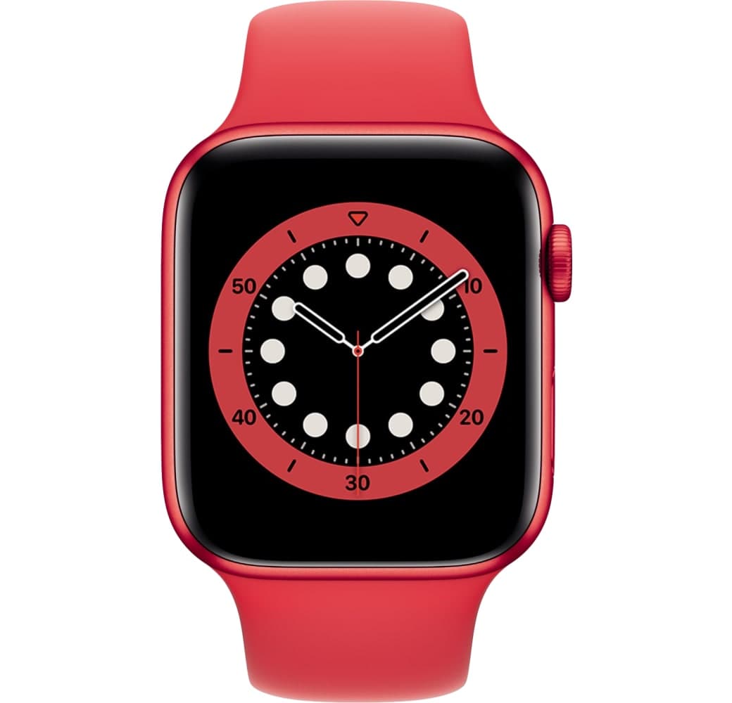 Rood Apple Watch Series 6 GPS, Aluminium behuizing, 44 mm.2