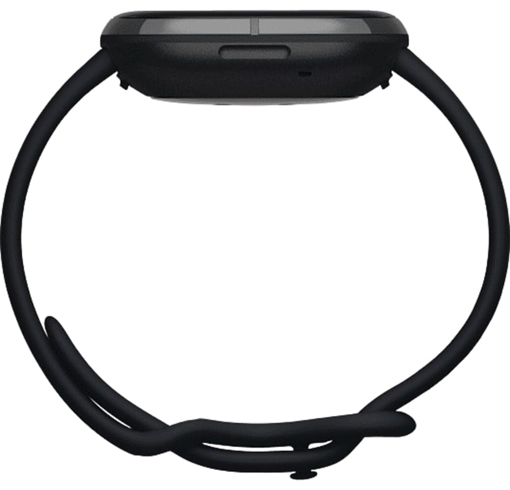 Kohlenstoff und Graphit Fitbit Sense Smartwatch, Stainless steel case, 41mm.3