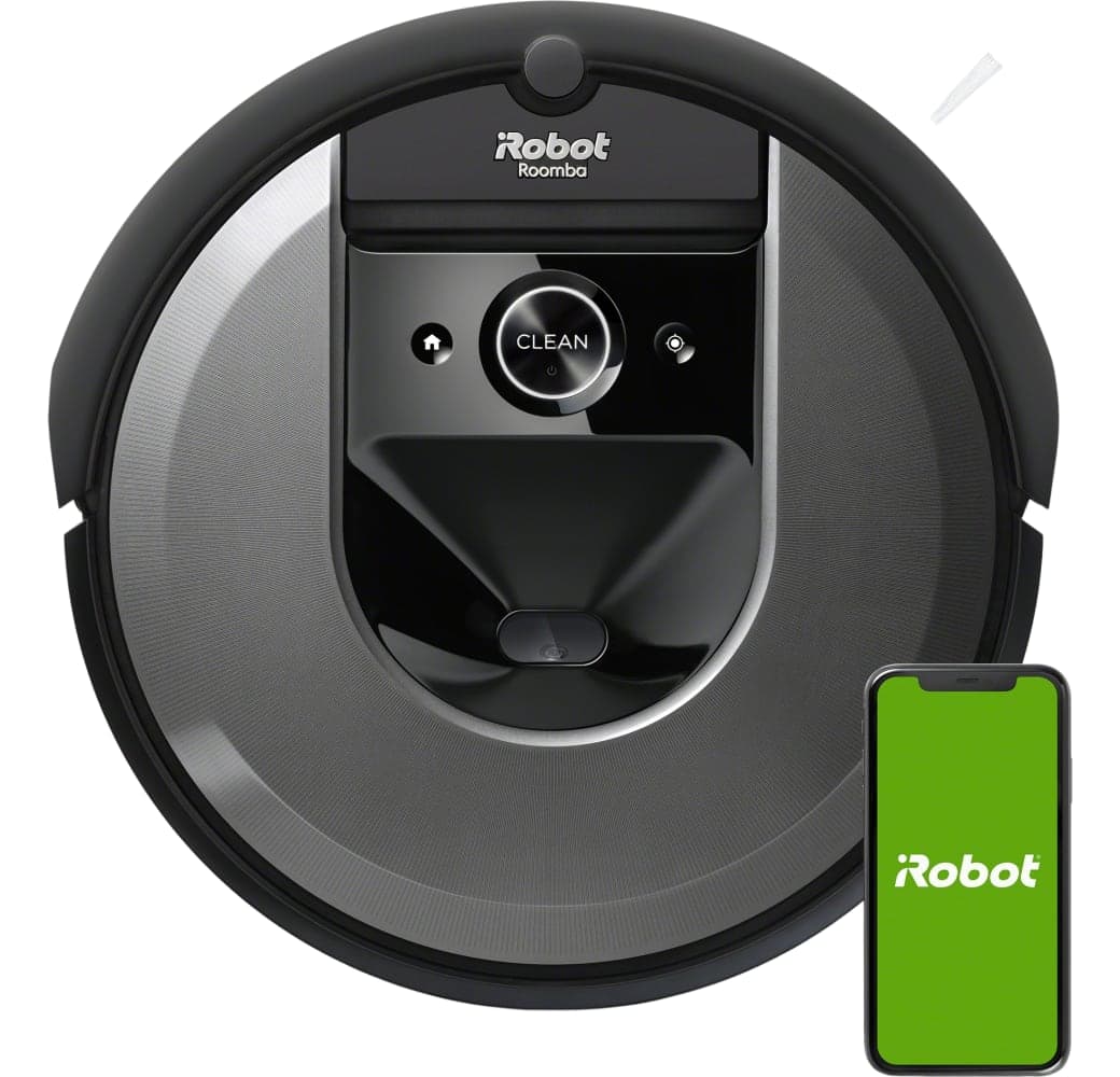 Schwarz iRobot Roomba i7 Saugroboter.1