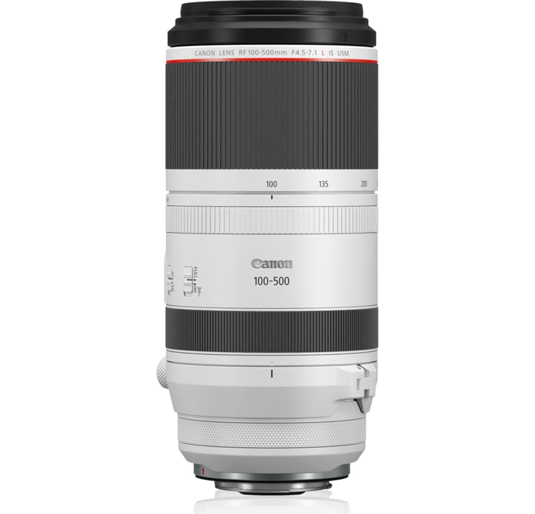 White Canon RF 100-500mm f/4.5-7.1L IS USM Lens.3