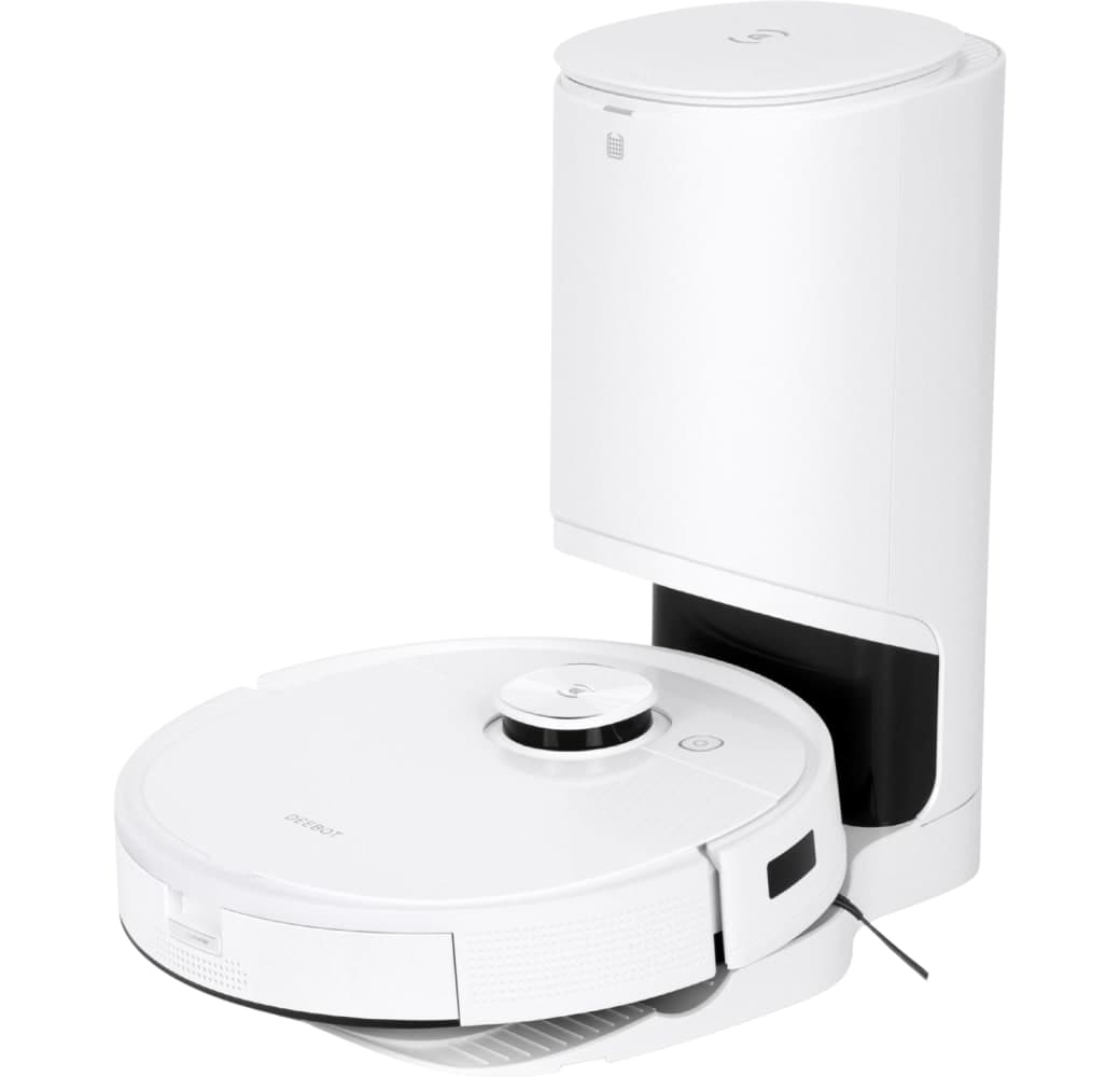 Weiß Ecovacs Deebot T9+ Saugroboter mit Wischfunktion & Absaugstation.1