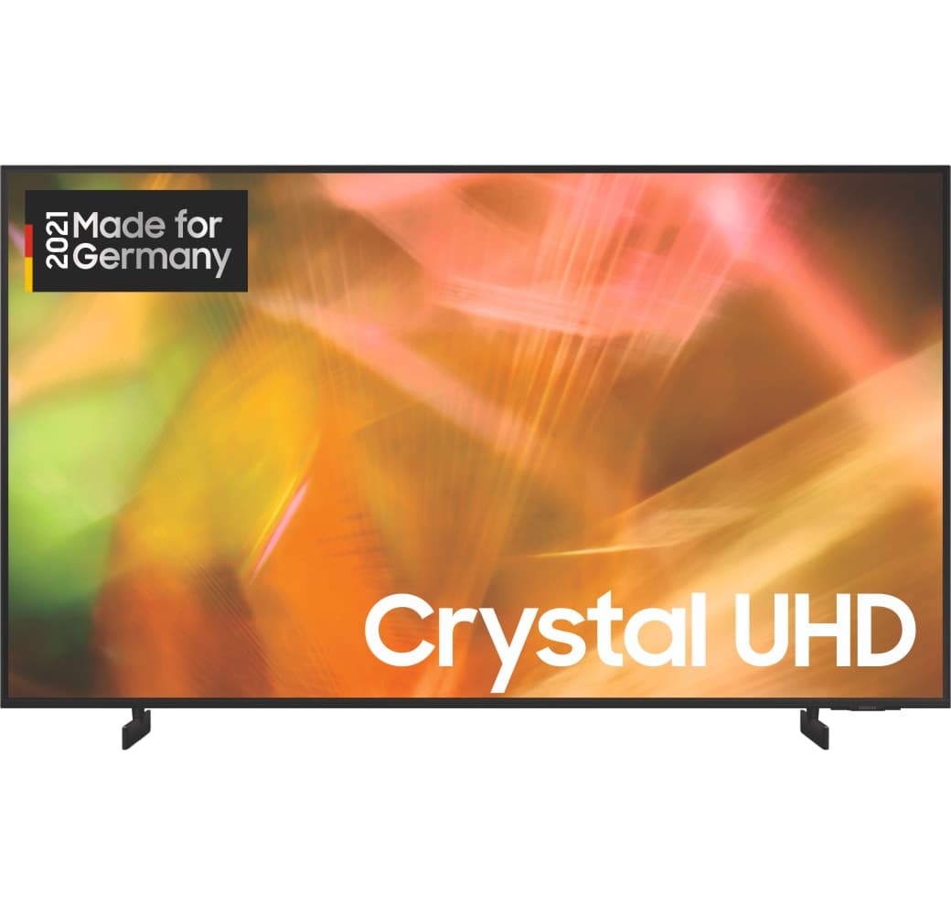 Black Samsung TV 43" GU43AU8079UXZG LED UHD 4K.1