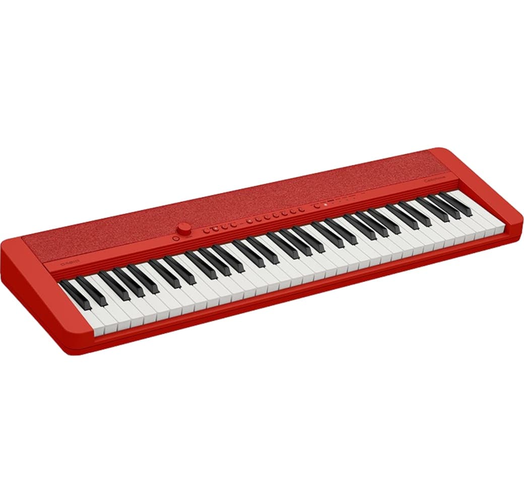 Rojo Piano digital portátil de 61 teclas Casio CT-S1.2