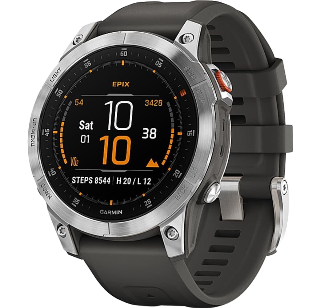 Gris pizarra Garmin EPIX™ Smartwatch, Stainless Steel Case, 47mm.1