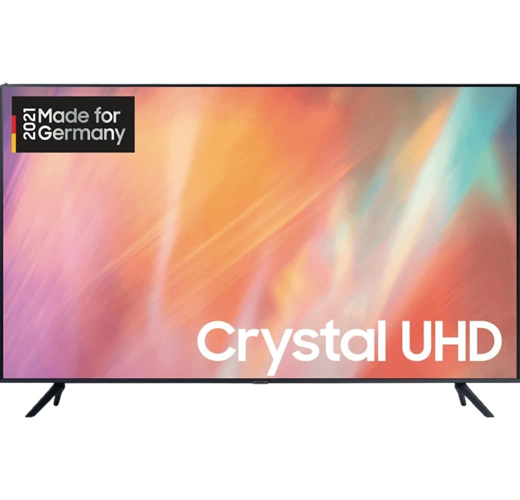 Black Samsung TV 75" 75AU7199 Crystal UHD 4K.1