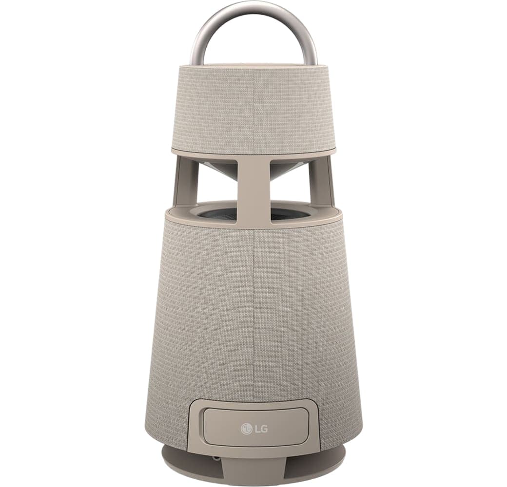 Beige LG XBOOM 360 Bluetooth Speaker.3