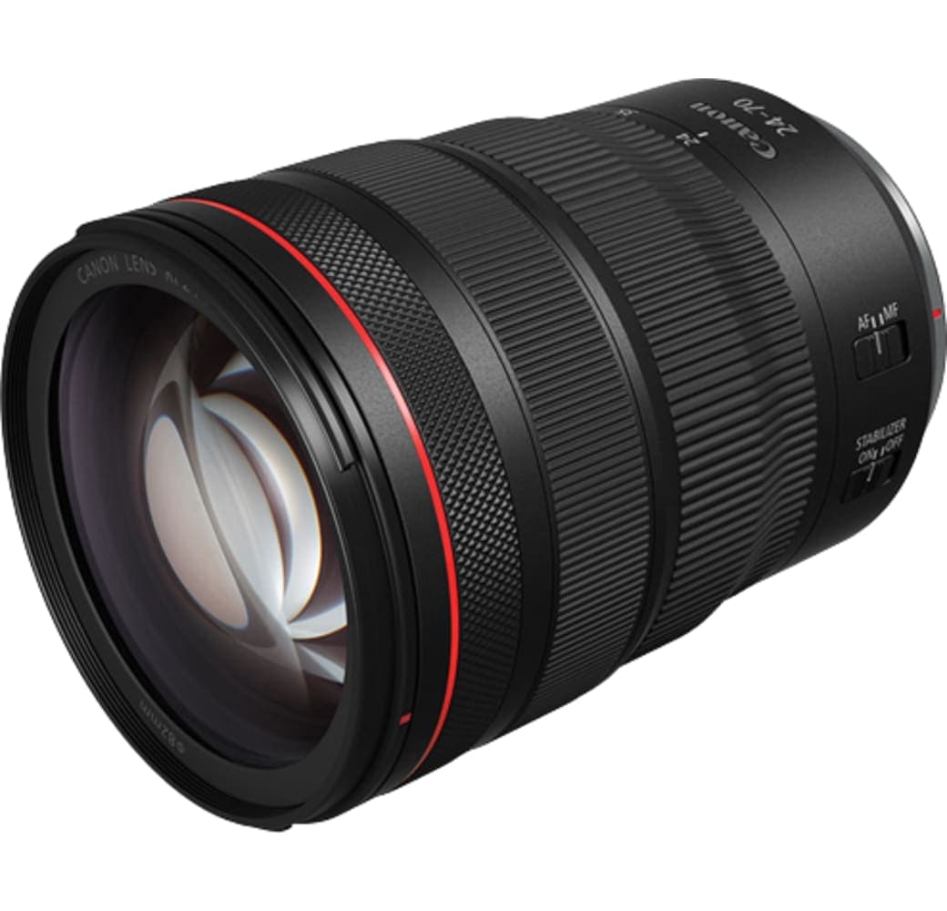 Schwarz Canon RF 24-70mm f/2.8 L IS USM Objektiv.2