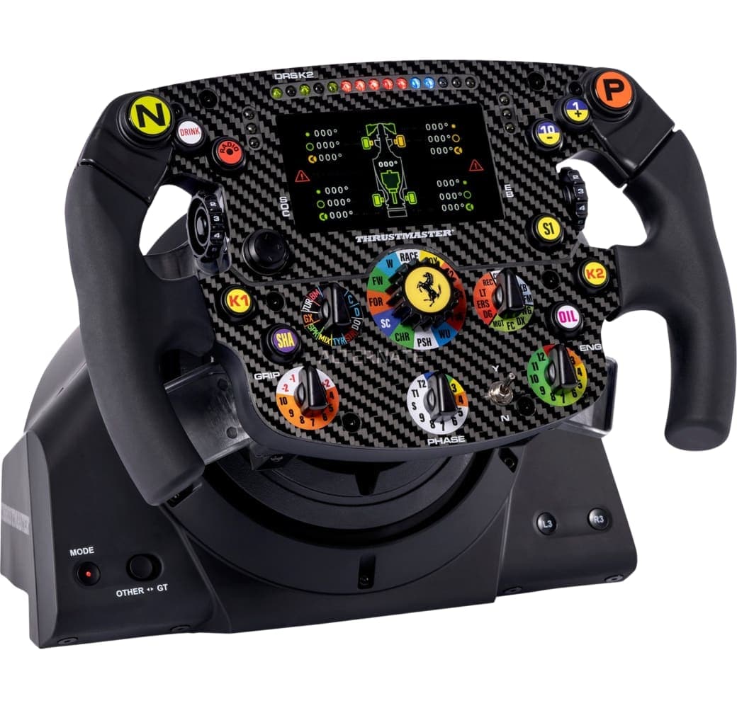 Black Thrustmaster Formula Wheel Add-On Ferrari SF1000 Edition Racing Steering Wheel.1