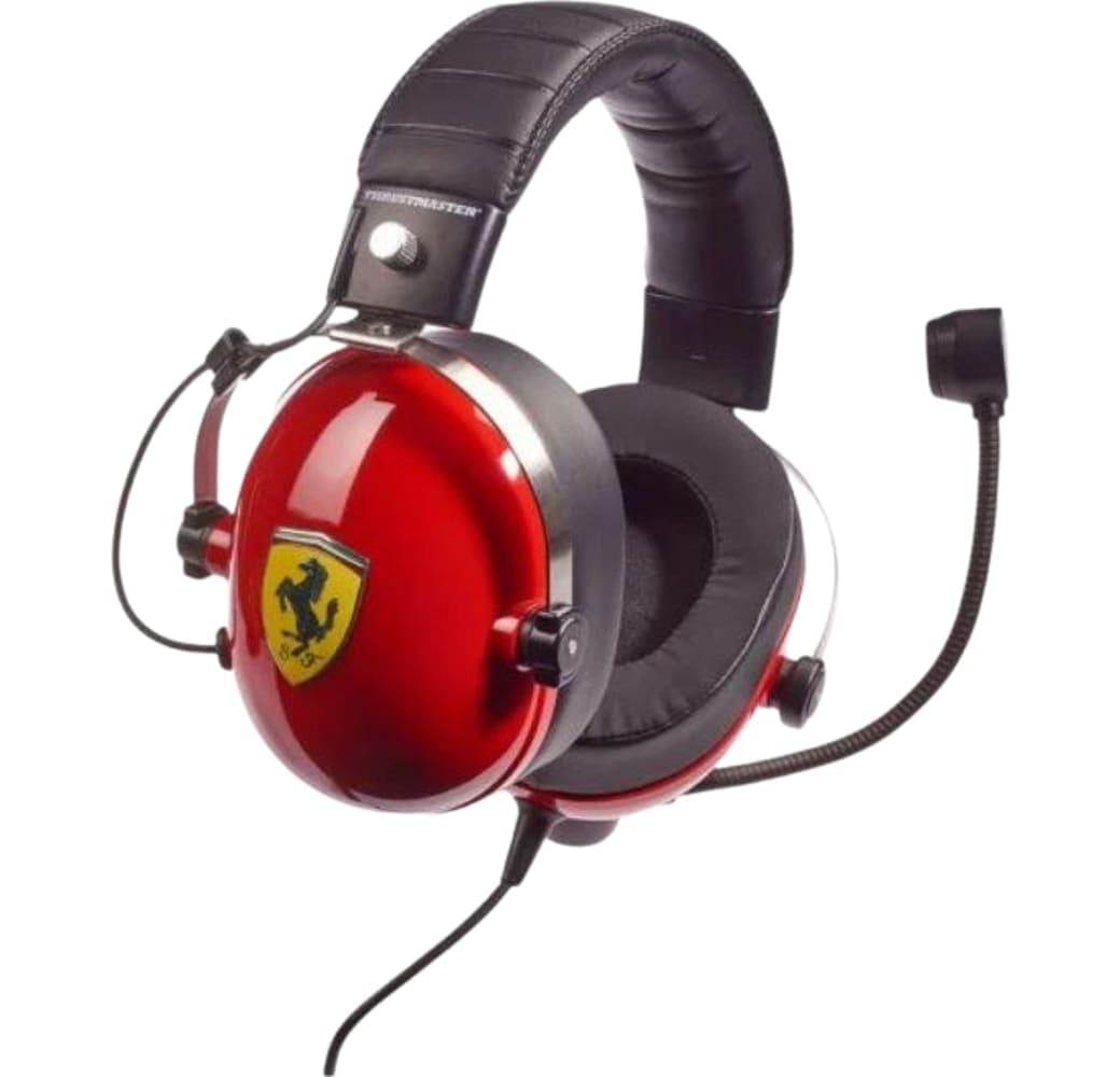 Red Thrustmaster T.Racing Scuderia - Ferrari Edition Over-ear Gaming Headphones.1