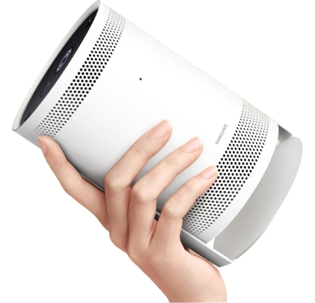 White Samsung Freestyle SP-LSP3BLAXXE Projector - Full HD.7