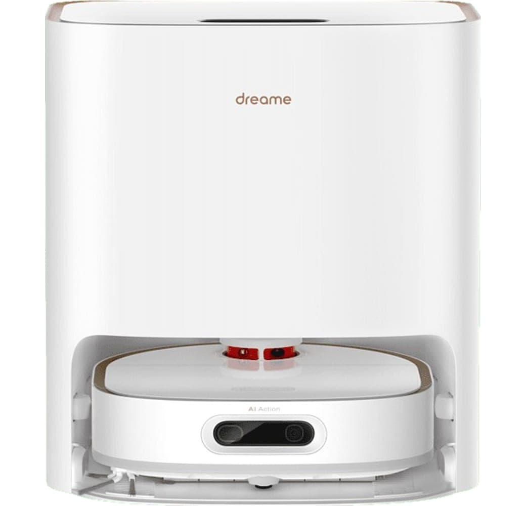 Weiß Dreame W10 Pro Saugroboter mit Wischfunktion & Absaugstation.1