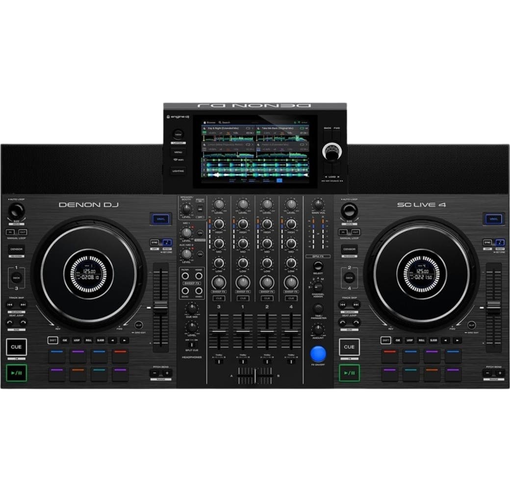 Black Denon Dj SC Live 4 DJ Controller.1