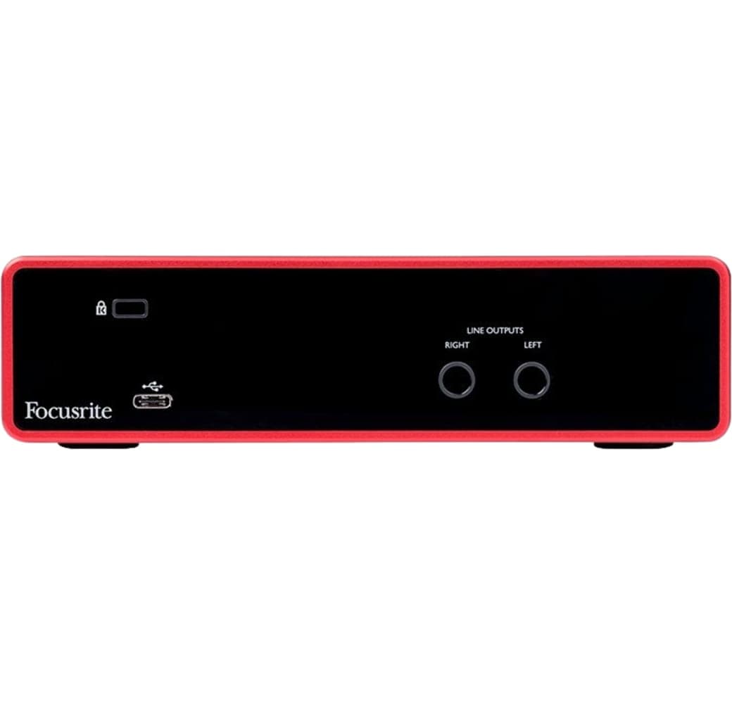 Rot / Schwarz Focusrite Scarlett 2i2 (3. Gen) Audio -Schnittstelle.3
