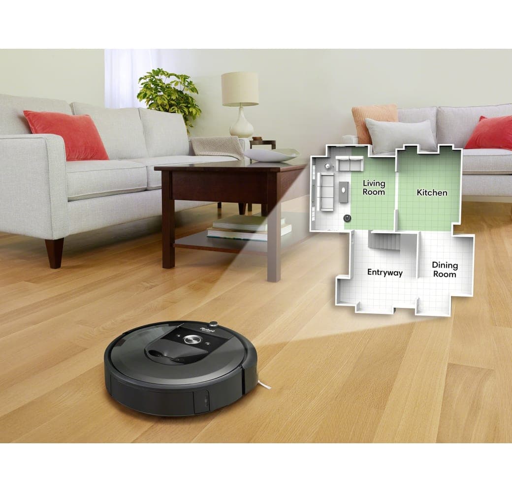 Schwarz iRobot Roomba i7 Saugroboter.3