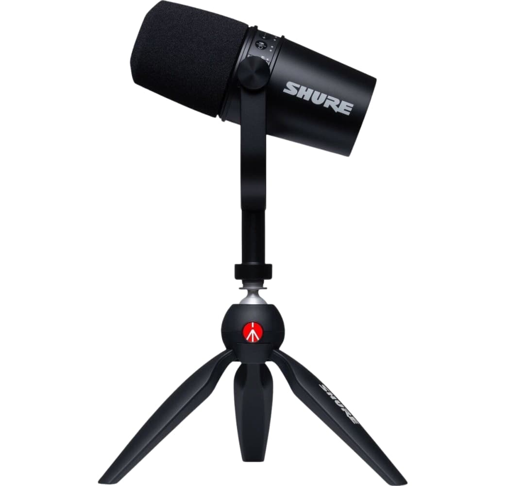 Black Shure MV7 Podcast Kit Microphone.1