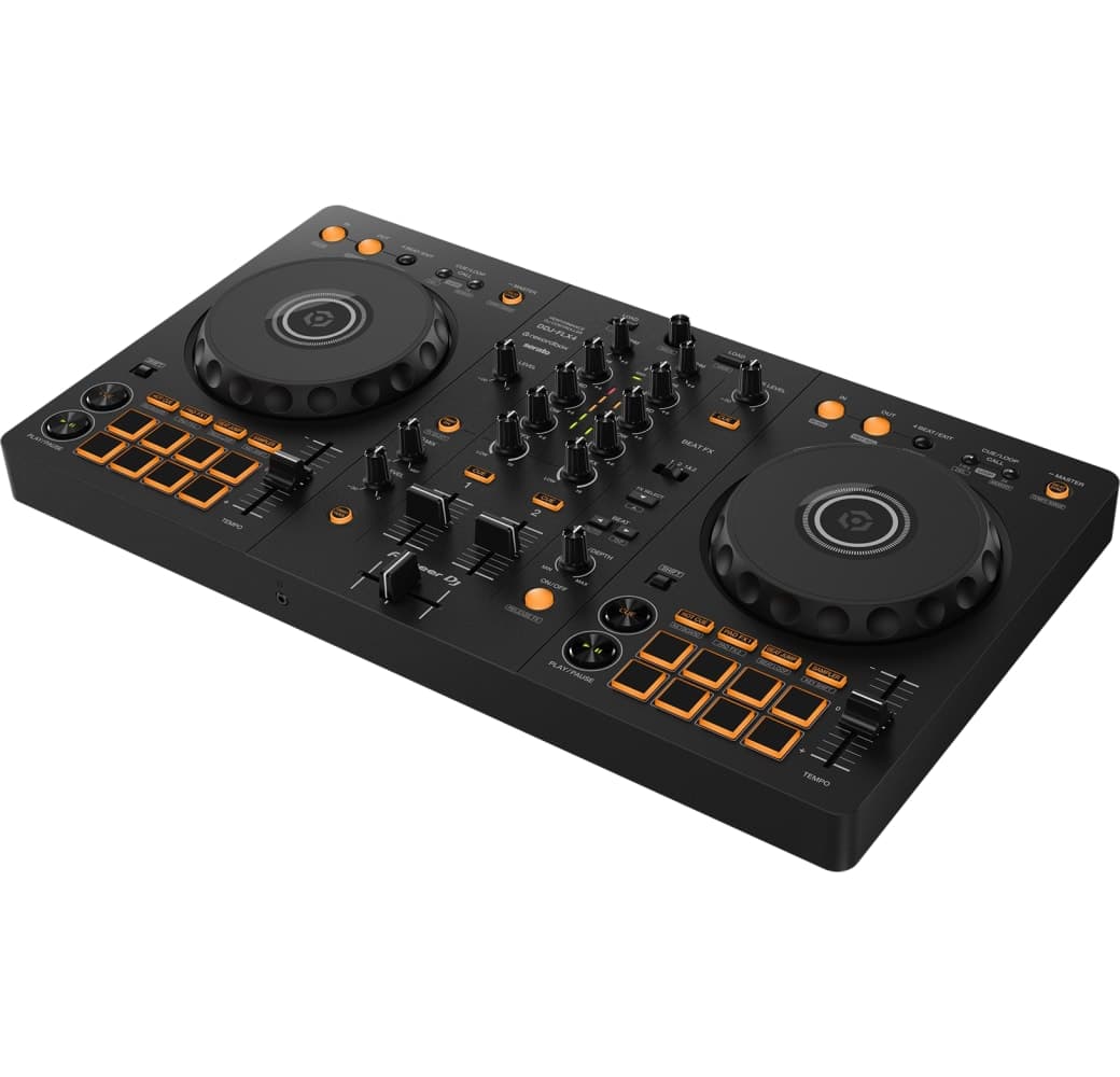 Schwarz Pioneer DDJ-FLX4 DJ-Controller.1