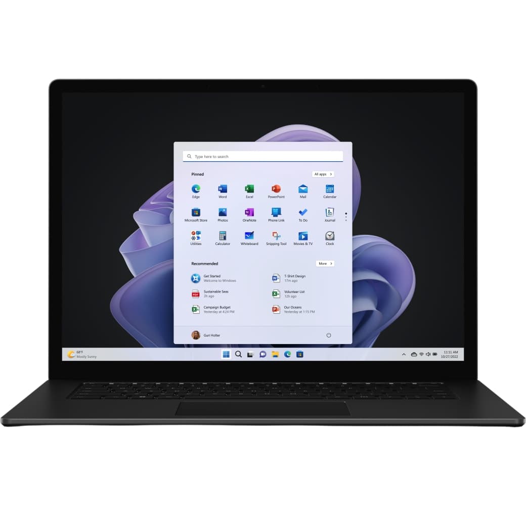 Black Microsoft Surface Laptop 5 13" - Intel® Core™ i5-11300H - 16GB - 256GB SSD - Intel® Iris® Xe Graphics.1