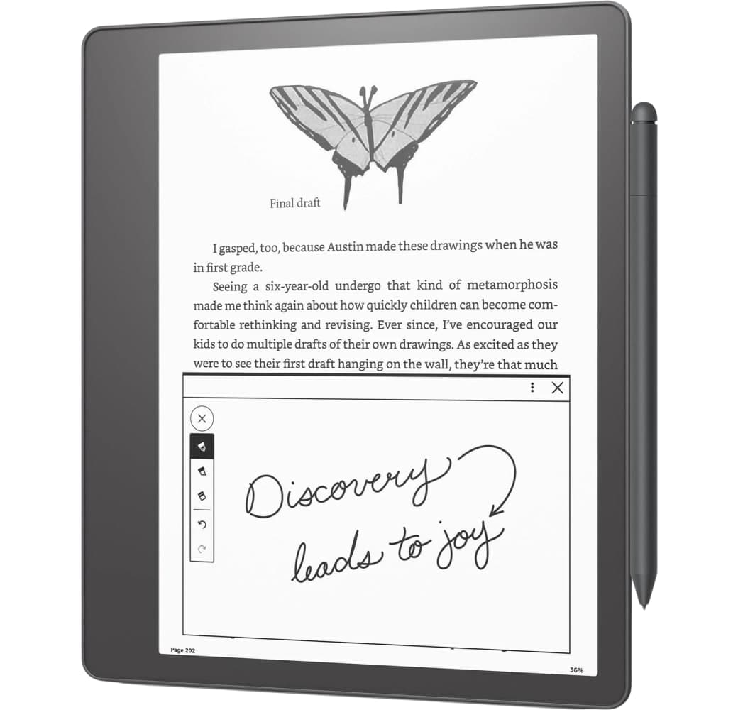 Black Amazon Kindle Scribe with Premium Pen - 10.2" - 16GB.1