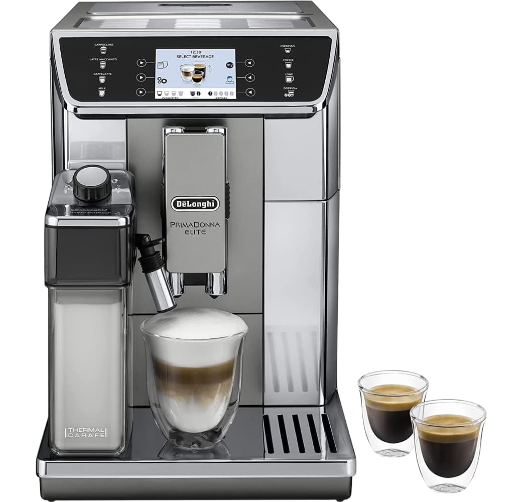 Silver De'Longhi PrimaDonna Elite ECAM 656.55.MS Coffee Machine.1
