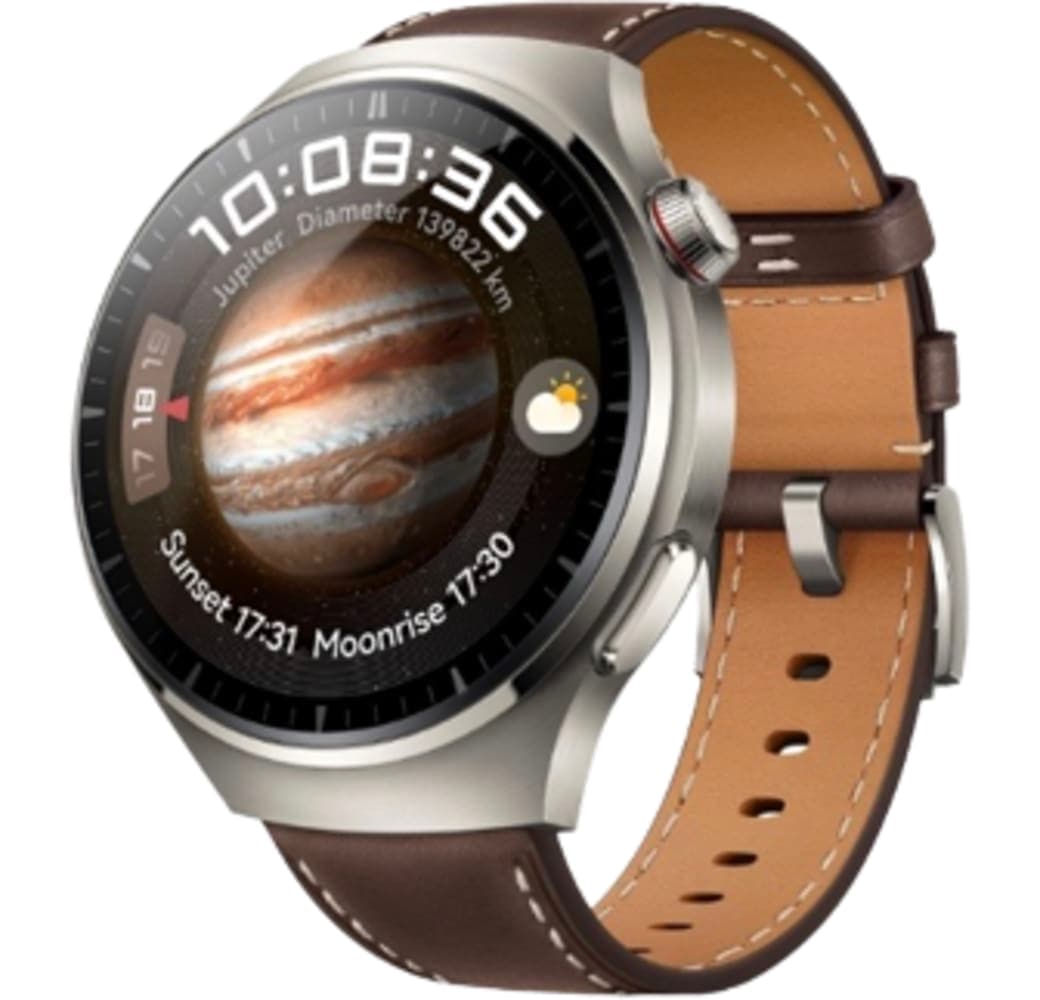 Dark Brown Huawei Watch 4 Pro Classic Smartwatch, Stainless Steel, 48mm.1