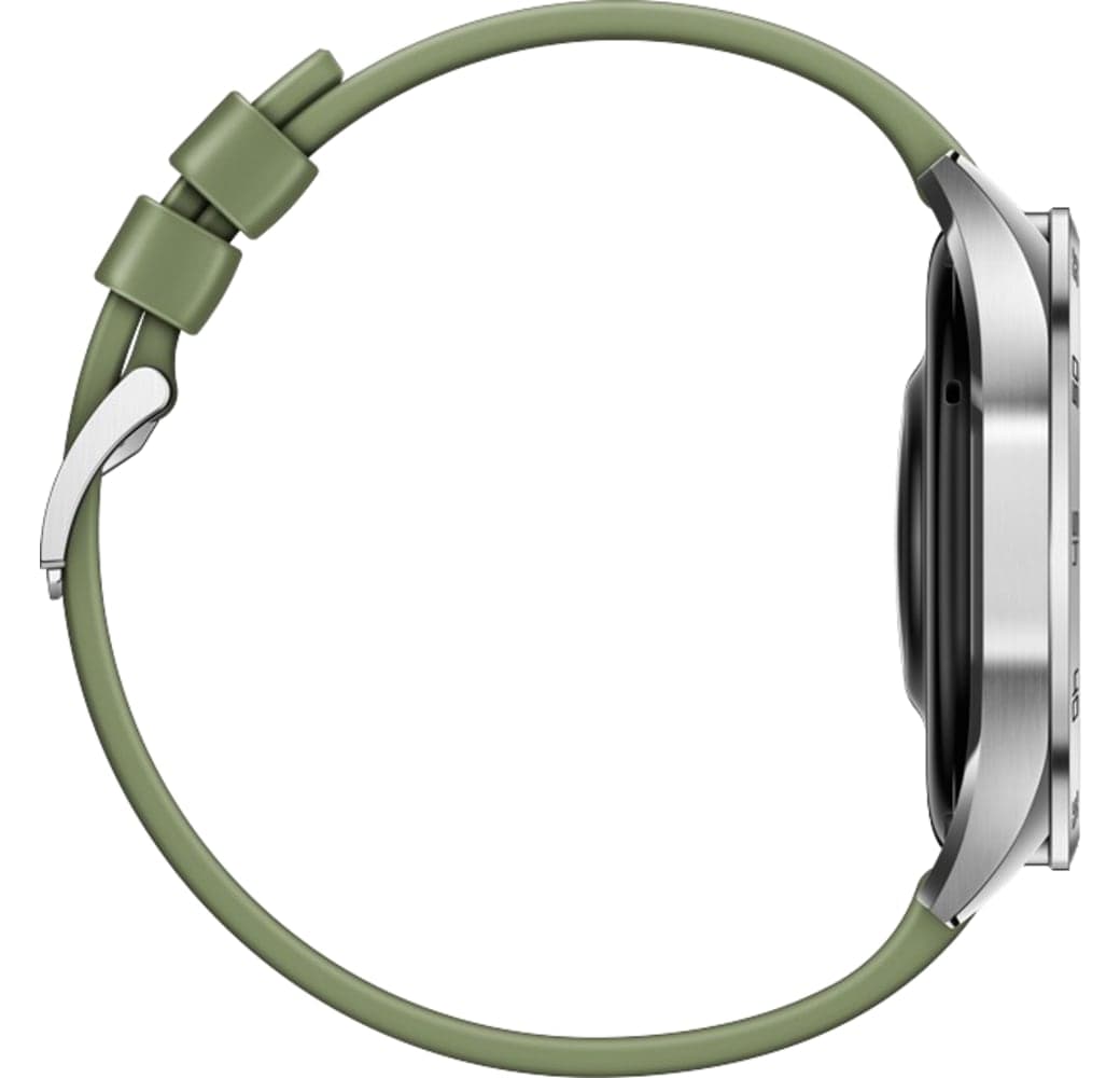 Green Huawei Watch GT4 Smartwatch, Stainless Steel Case, 46mm.3