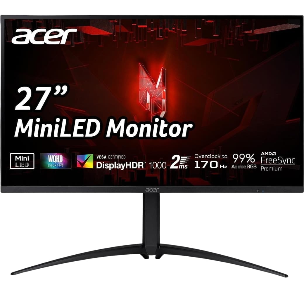 Black Acer - 27" Nitro XV275KP3 MiniLED (SOLD) UM.HXXEE.305.1