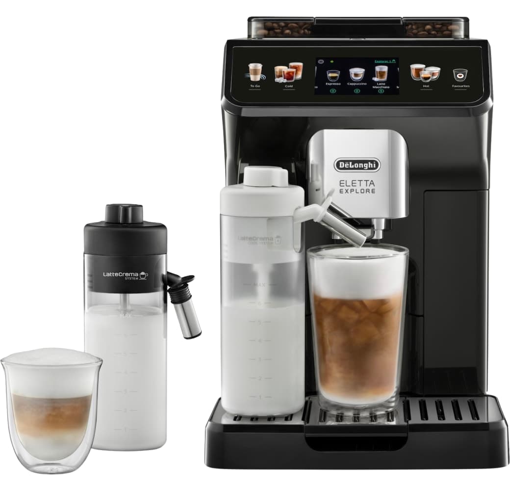 Schwarz De'Longhi Eletta Explore ECAM 450.55 Kaffeemaschine.1