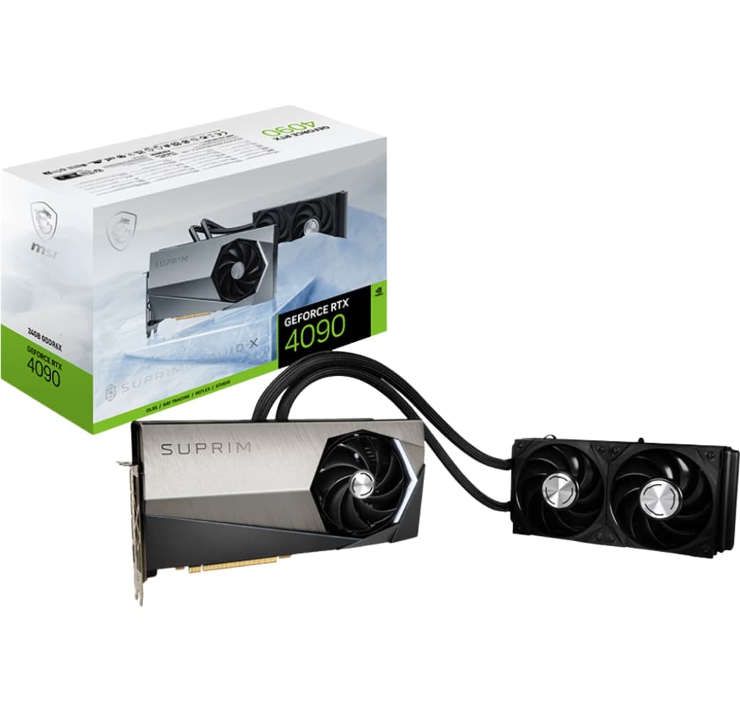 Silver MSI GeForce RTX 4090 Suprim Liquid X 24GB Graphics Card.5