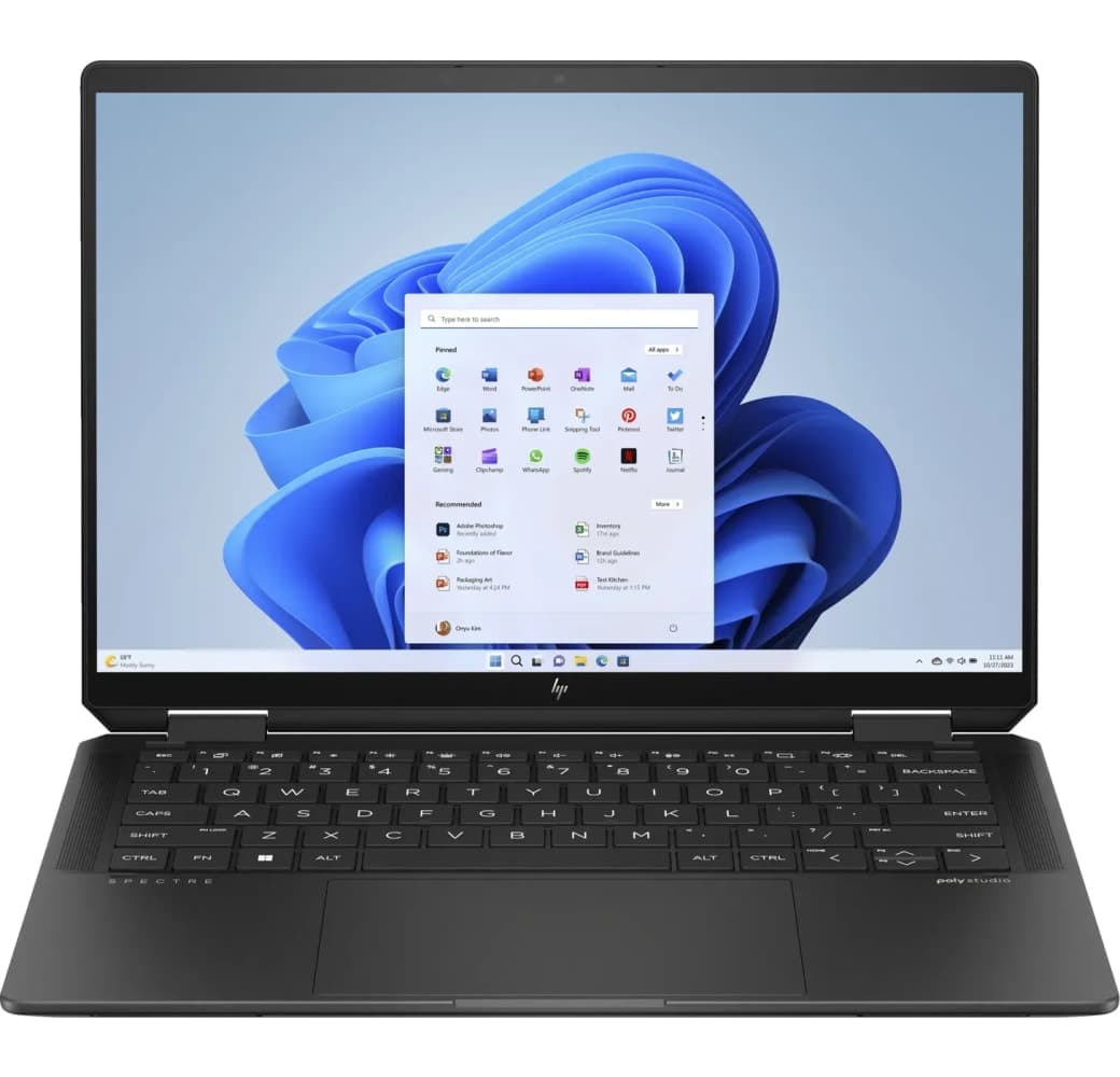 Silber HP Spectre x360 14-eu0074ng Notebook - Intel® Core™ Ultra 7-155H - 16GB - 1TB SSD - Intel® Arc.2