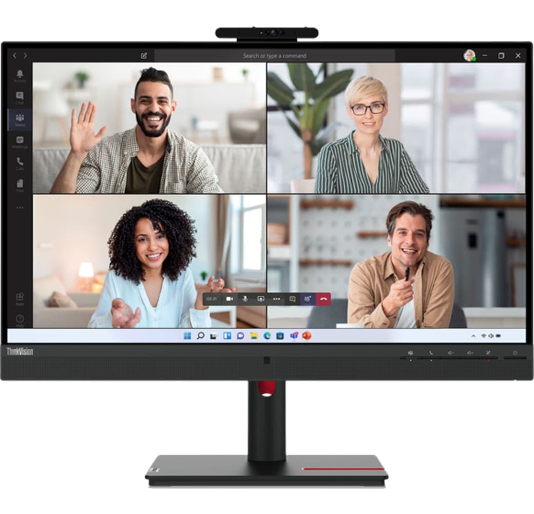Black Lenovo - 27" ThinkVision 27" Monitor | T27hv-30 / QHD / USB-C /Docking / Webcam 63D6UAT3EU.3
