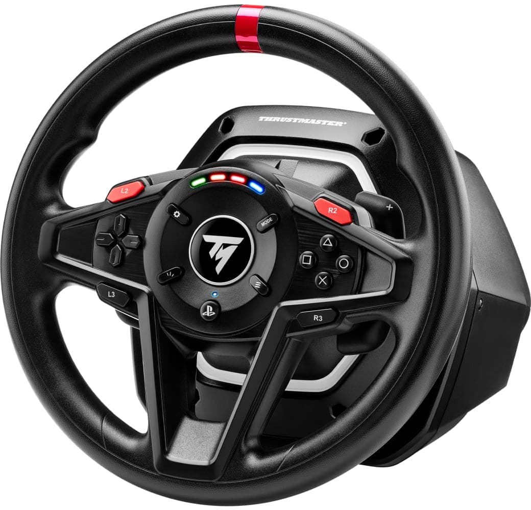 Black Thrustmaster T-128 Racing Steering Wheel.4