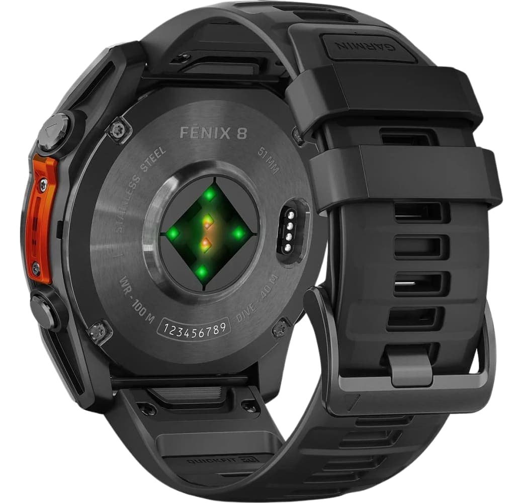Schiefergrau Garmin Fēnix® 8 Smartwatch, Stainless Steel, 51mm.4