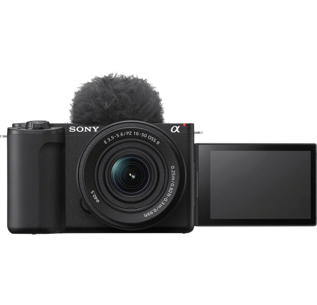 Negro Sony ZV-E10 II Mirrorless Camera with 16-50mm Lens.2