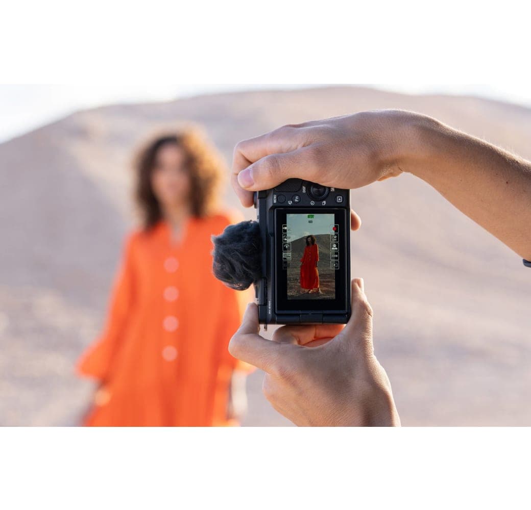 Negro Sony ZV-E10 II Mirrorless Camera with 16-50mm Lens.8