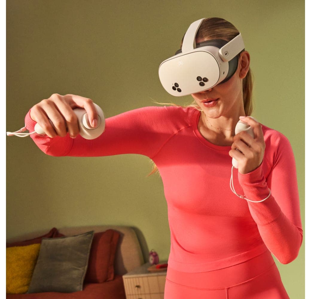 Wit Meta Quest 3S 128 GB VR Brillen.8