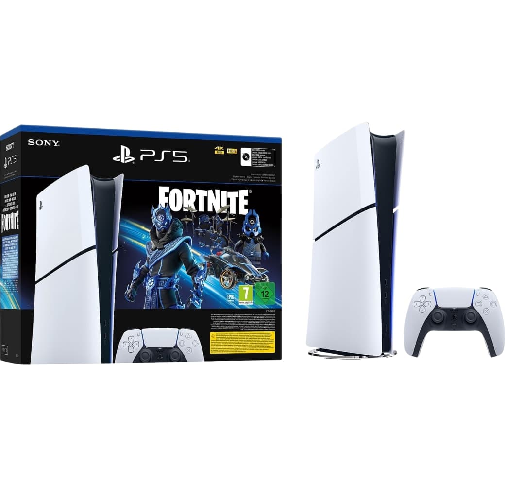 Weiß Sony PlayStation 5 Slim Digital Console Fortnite Bundle.1