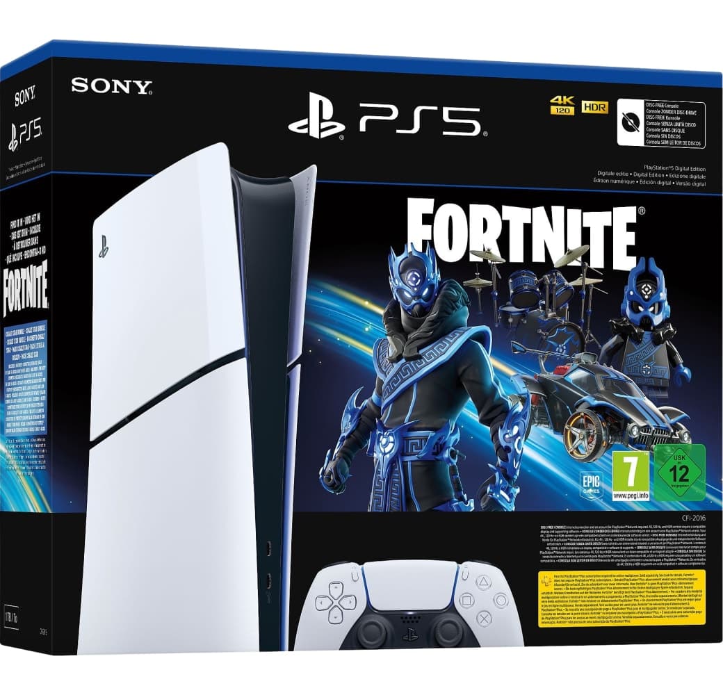Weiß Sony PlayStation 5 Slim Digital Console Fortnite Bundle.3