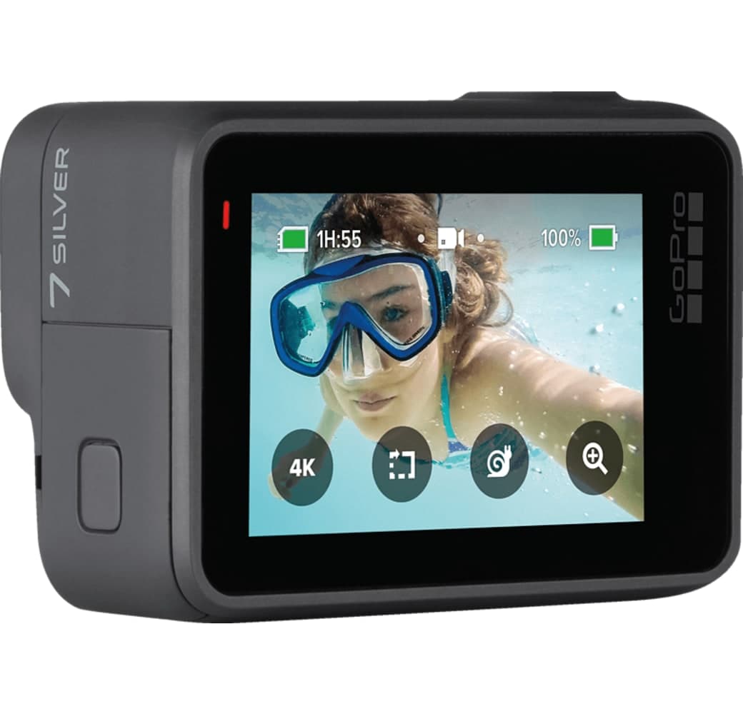 Silver GoPro HERO7 Silver Action Camera.4