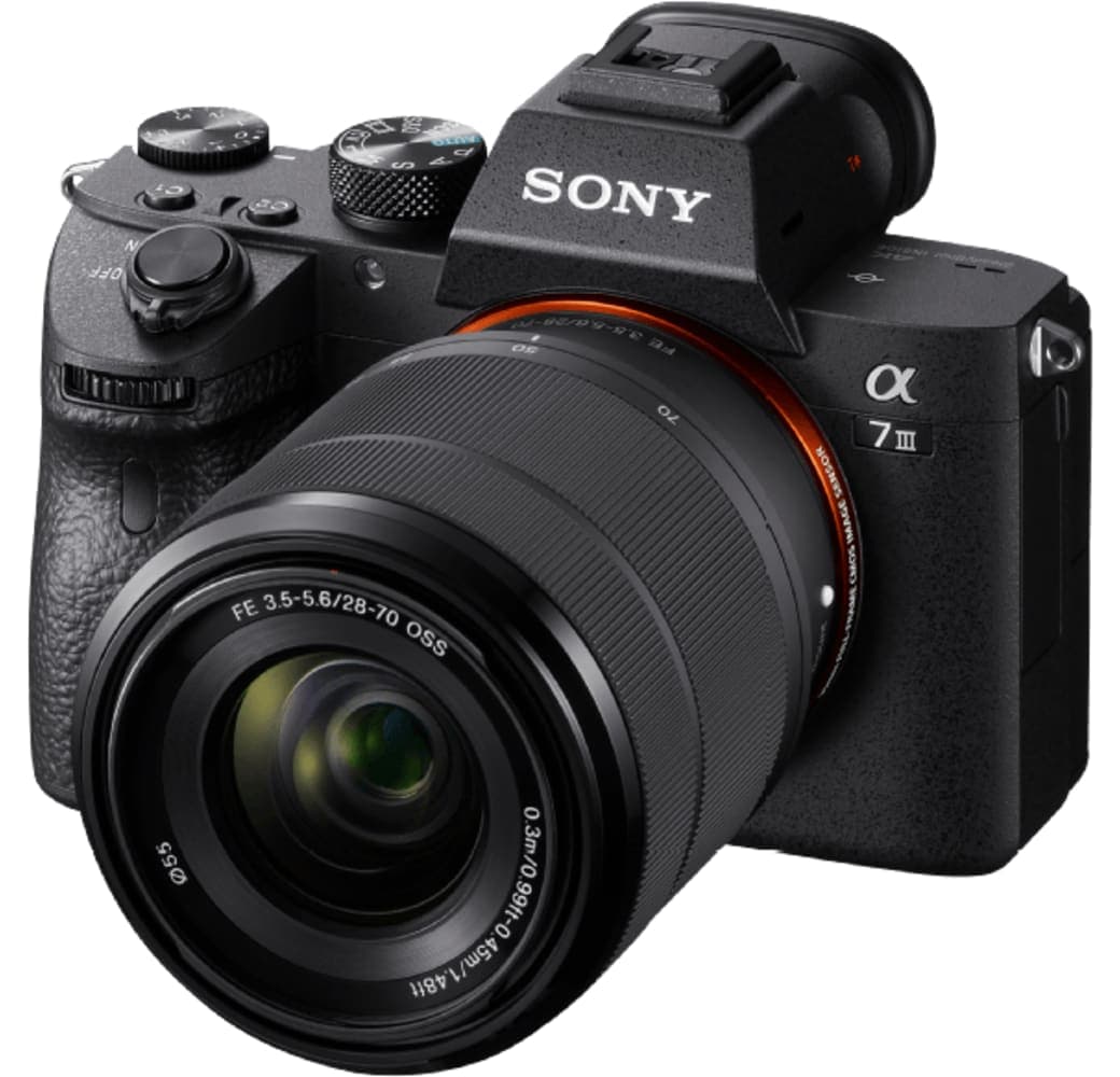 Black Sony Alpha 7 III Camera Kit with FE 28-70 mm f/3.5–5.6 OSS Lens.1
