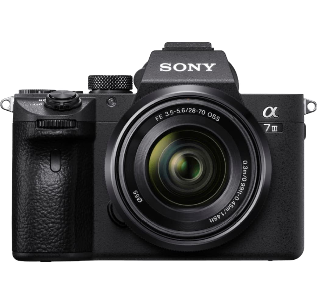 Black Sony Alpha 7 III Camera Kit with FE 28-70 mm f/3.5–5.6 OSS Lens.2