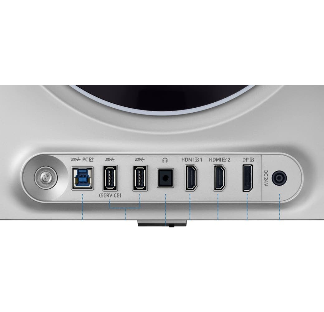 Silver Samsung - 27" Samsung Odyssey Gaming Monitor OLED G60SD (27") LS27DG600SUXEN.5