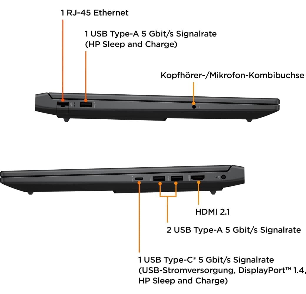 Mica Silver HP Victus 16-r1000ng Gaming Portátil - Intel® Core™ i7-14650HX - 16GB - 1TB SSD - NVIDIA® GeForce® RTX 4060.8