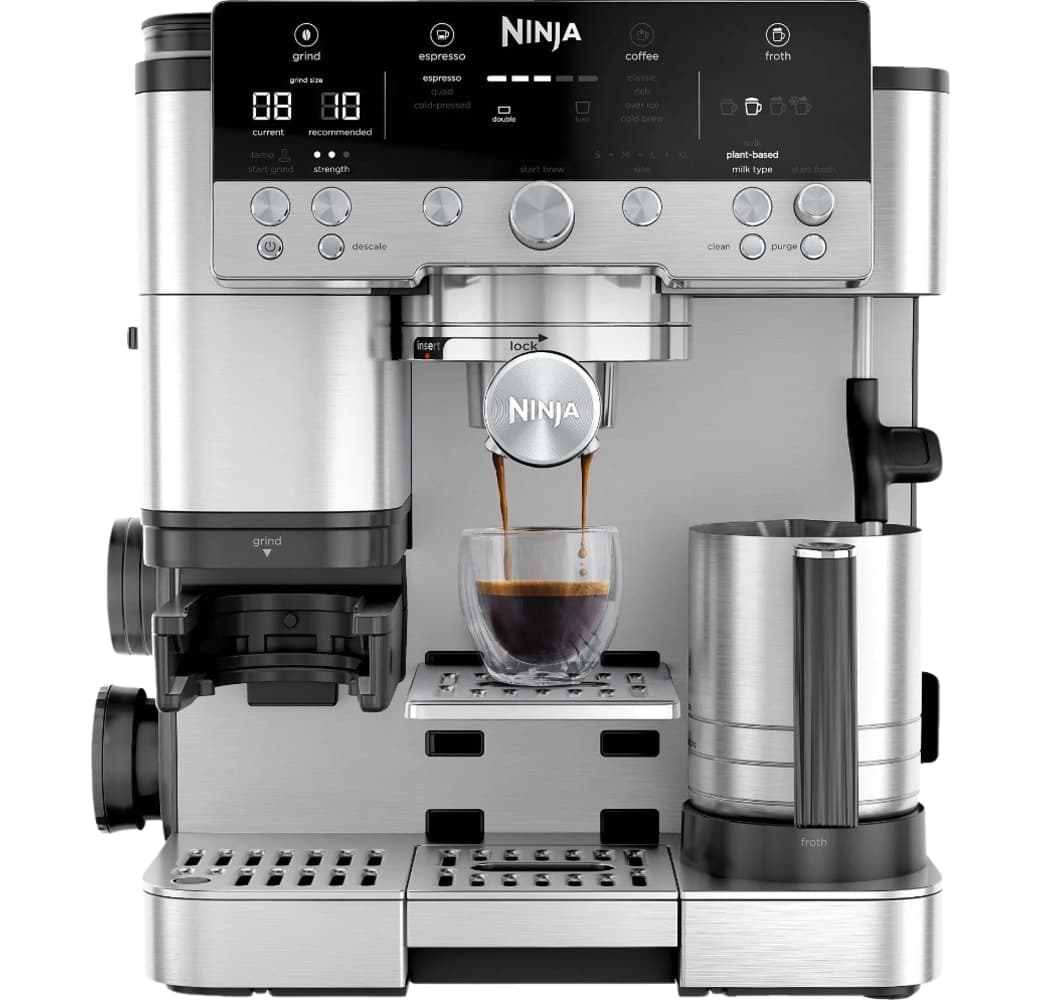 Silber Ninja ES601EU Luxe Cafe Premier Kafeemaschine.1
