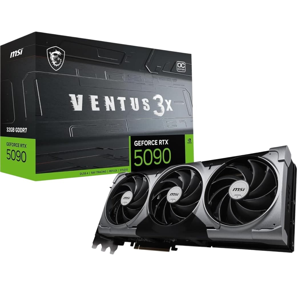 Black Grafische kaart MSI GeForce RTX 5090 32G VENTUS 3X OC.1