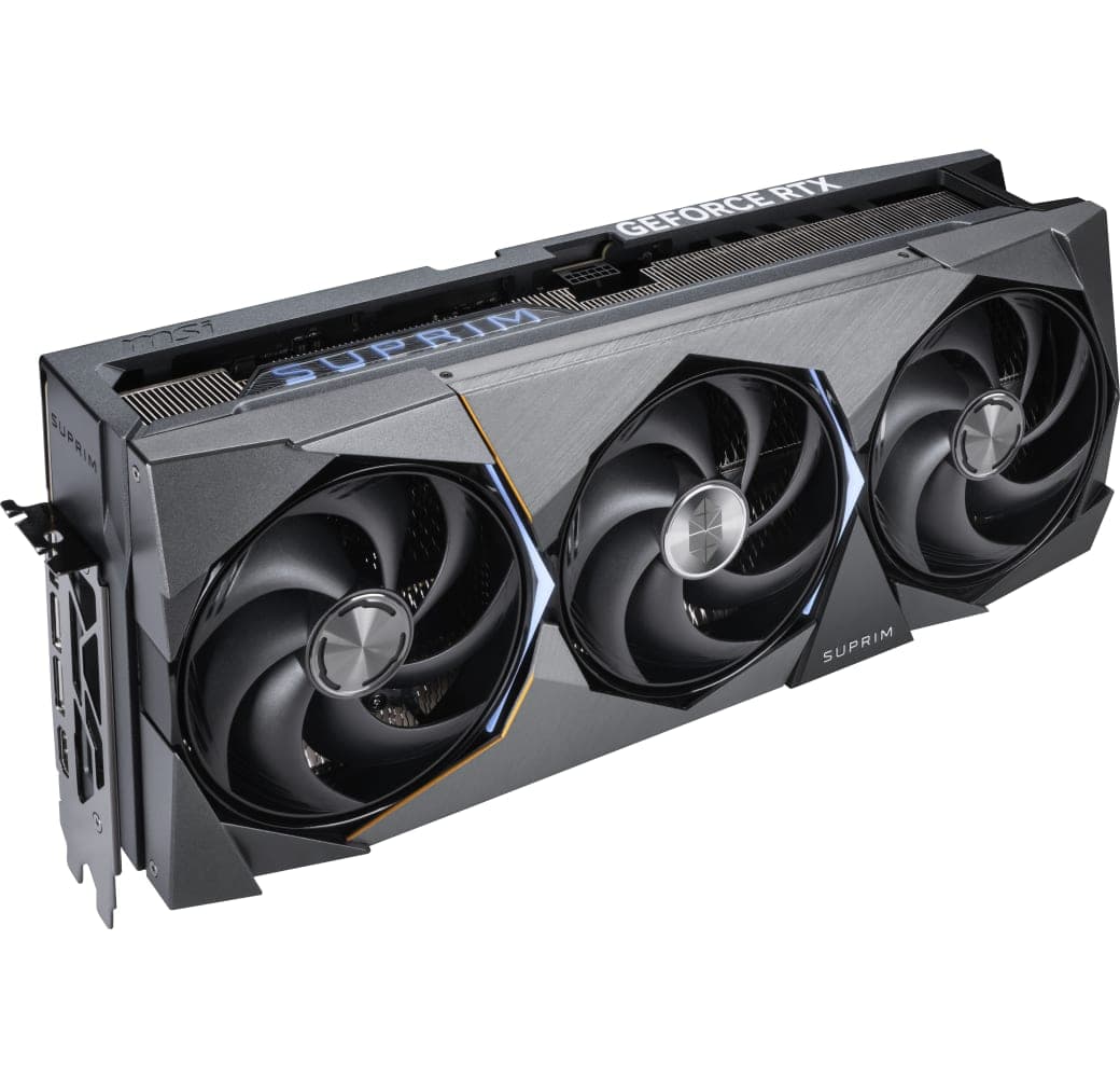 Black MSI GeForce RTX 5090 SUPRIM SOC 32GB GDDR7 grafische kaart.7