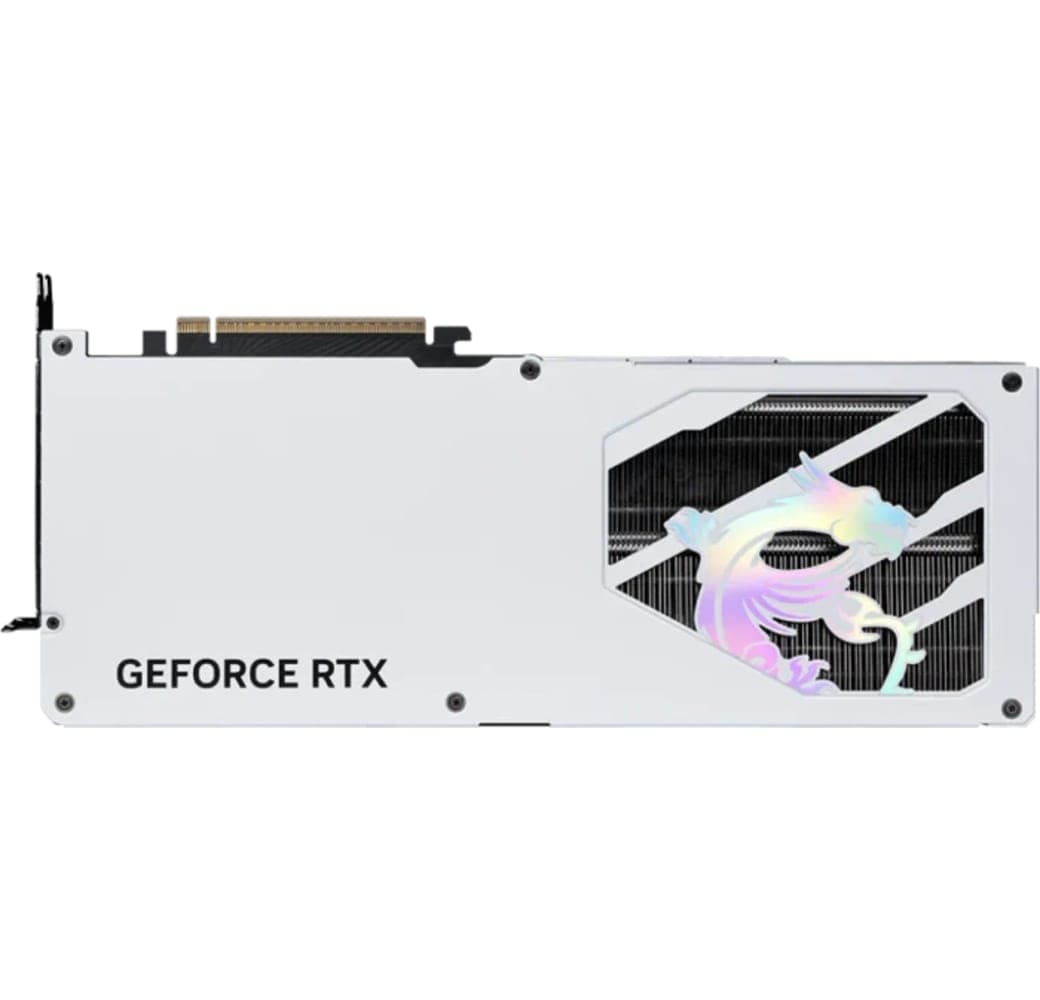 White MSI GeForce RTX 5070 12G GAMING TRIO OC grafische kaart.5